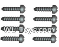 Wltoys 18428 Phillips pan head screws-2X12 PM(8pcs),Wltoys 18428 RC Car Spare Parts Replacement Accessories,1:18 Scale 4wd,2.4G 18428 rc racing car Parts,On Road Drift Racing Truck Car Parts