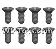 Wltoys 18428 Phillips Countersunk head screws-ST2X5kB(8pcs),Wltoys 18428 RC Car Spare Parts Replacement Accessories,1:18 Scale 4wd,2.4G 18428 rc racing car Parts,On Road Drift Racing Truck Car Parts