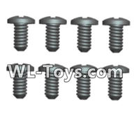 Wltoys 18428 Phillips pan head screws-ST2X6PB(8pcs),Wltoys 18428 RC Car Spare Parts Replacement Accessories,1:18 Scale 4wd,2.4G 18428 rc racing car Parts,On Road Drift Racing Truck Car Parts