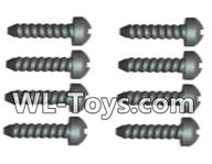 Wltoys 18428 Phillips Round head Self-tapping screws-ST2X12PB(8pcs),Wltoys 18428 RC Car Spare Parts Replacement Accessories,1:18 Scale 4wd,2.4G 18428 rc racing car Parts,On Road Drift Racing Truck Car Parts