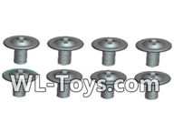 Wltoys 18428 Round head With media screw-ST1.8X3PWB(8pcs),Wltoys 18428 RC Car Spare Parts Replacement Accessories,1:18 Scale 4wd,2.4G 18428 rc racing car Parts,On Road Drift Racing Truck Car Parts