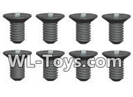 Wltoys 18428 Phillips Countersunk head screws-3X5kB(8pcs),Wltoys 18428 RC Car Spare Parts Replacement Accessories,1:18 Scale 4wd,2.4G 18428 rc racing car Parts,On Road Drift Racing Truck Car Parts