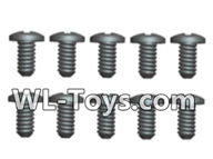 Wltoys 18428 Spare Parts-84-22 A929-62 Phillips Round head screws-2.3X5(8pcs),Wltoys 18428 RC Car Spare Parts Replacement Accessories,1:18 Scale 4wd,2.4G 18428 rc racing car Parts,On Road Drift Racing Truck Car Parts
