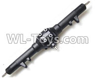 JJRC Q46 Official Whole Rear Gear box Assembly(Include the left and Right cover,Rear differential unit),JJRC Q46 Parts,jjrc q46 speedrunner Parts,JJRC Q46 1/12 Parts