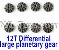 JJRC Q46 Metal 12T Differential large planetary gear Parts(8pcs)-(Hardware),JJRC Q46 Parts,jjrc q46 speedrunner Parts,JJRC Q46 1/12 Parts