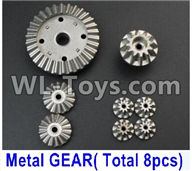 JJRC Q46 Whole Metal Kit Parts-(Metal gear,total 8pcs),JJRC Q46 Parts,jjrc q46 speedrunner Parts,JJRC Q46 1/12 Parts