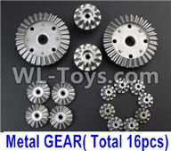 JJRC Q46 Whole Metal Kit Parts-(Metal gear,total 16pcs),JJRC Q46 Parts,jjrc q46 speedrunner Parts,JJRC Q46 1/12 Parts