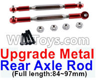 JJRC Q46 Upgrade Metal Rear axle Rod Parts(2pcs)-Red-(Full length-84-97mm),JJRC Q46 Parts,jjrc q46 speedrunner Parts,JJRC Q46 1/12 Parts
