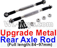 JJRC Q46 Upgrade Metal Rear axle Rod Parts(2pcs)-Black-(Full length-84-97mm),JJRC Q46 Parts,jjrc q46 speedrunner Parts,JJRC Q46 1/12 Parts