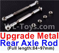 JJRC Q46 Upgrade Metal Rear axle Rod Parts(2pcs)-Silver-(Full length-84-97mm),JJRC Q46 Parts,jjrc q46 speedrunner Parts,JJRC Q46 1/12 Parts