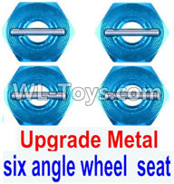 JJRC Q46 Upgrade Metal Combination device, six angle wheel seat(4pcs),JJRC Q46 Parts,jjrc q46 speedrunner Parts,JJRC Q46 1/12 Parts