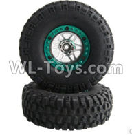 JJRC Q46 Whole wheel unit Parts(2pcs)-(Inlucde the Wheel Hub,Tire lether,Tire positioning ring)-(Diameter-110mm,Thickness-35mm,12mm hexagonal engagement),JJRC Q46 Parts,jjrc q46 speedrunner Parts,JJRC Q46 1/12 Parts
