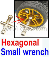 JJRC Q46 Hexagonal small wrench(Can be used for M2, M2.5, M3, M4 nut specifications),JJRC Q46 Parts,jjrc q46 speedrunner Parts,JJRC Q46 1/12 Parts