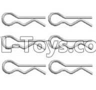 JJRC Q46 A949-54 Vehicle housing clip(6pcs),Car shell clip(6pcs),JJRC Q46 Parts,jjrc q46 speedrunner Parts,JJRC Q46 1/12 Parts