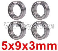 JJRC Q46 Bearing(4pcs-5X9X3MM),JJRC Q46 Parts,jjrc q46 speedrunner Parts,JJRC Q46 1/12 Parts