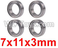 JJRC Q46 Bearing(4pcs-7X11X3MM),JJRC Q46 Parts,jjrc q46 speedrunner Parts,JJRC Q46 1/12 Parts