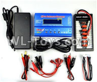 JJRC Q46 Upgrade Charger unit,Can charger 2s or 3s 6x battery at the same time(Power & B6 Charger & 1-To-6 Parallel charging Board),JJRC Q46 Parts,jjrc q46 speedrunner Parts,JJRC Q46 1/12 Parts