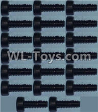 JJRC Q46 K949-94 Cup head inner hexagon Screws M2X6-(20pcs),JJRC Q46 Parts,jjrc q46 speedrunner Parts,JJRC Q46 1/12 Parts