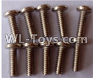 JJRC Q46 12428-B.0760 Cross round head machine screw-M2X6PM(10pcs),JJRC Q46 Parts,jjrc q46 speedrunner Parts,JJRC Q46 1/12 Parts