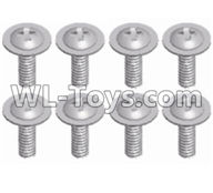JJRC Q46 Pan head screws with cross media(8pcs)-M2.5X8 PWM,JJRC Q46 Parts,jjrc q46 speedrunner Parts,JJRC Q46 1/12 Parts