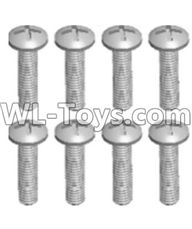 JJRC Q46 screws Parts-Cross recessed pan head screws(8PCS)-M2.5X10 PM,JJRC Q46 Parts,jjrc q46 speedrunner Parts,JJRC Q46 1/12 Parts