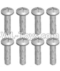 JJRC Q46 screws Parts-Cross recessed pan head screws(8PCS)-M2X10 PM,JJRC Q46 Parts,jjrc q46 speedrunner Parts,JJRC Q46 1/12 Parts