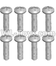 JJRC Q46 screws Parts-Cross recessed pan head screws(8PCS)-M2X20 PM,JJRC Q46 Parts,jjrc q46 speedrunner Parts,JJRC Q46 1/12 Parts