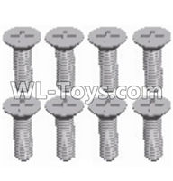 JJRC Q46 screws Parts-Cross recessed Flat head screws(8PCS)-M2.5X6 KM,JJRC Q46 Parts,jjrc q46 speedrunner Parts,JJRC Q46 1/12 Parts