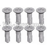 JJRC Q46 screws Parts-Cross recessed Flat head screws(8PCS)-M2.5X10 KM,JJRC Q46 Parts,jjrc q46 speedrunner Parts,JJRC Q46 1/12 Parts
