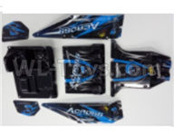 Wltoys 12628 RC Car shell cover-Version A-10428-2.0755,Wltoys 12628 RC Car Spare Parts Replacement Accessories,1:12 Scale 6wd,2.4G 12628 rc racing car Parts