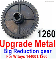 Wltoys 144001 Upgrade Metal Steel Reduction gear. For Wltoys 144001.1260. It is perfectly suitable for the 144001 RC Racing Car.