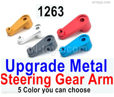 Wltoys 144001 Upgrade Parts Metal Steering gear arm.144001.1263.There are 5 Colro you can choose.Wltoys 144001 1/14 Parts, Wltoys 144001 RC Car Parts.