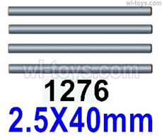 Wltoys 144001 Swing arm optical axis(4pcs)-2.5X40mm-144001.1276,Wltoys 144001 1/14 Parts,Wltoys 144001 RC Car Parts
