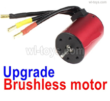 Wltoys 144001 Upgrade Brushless Motor. Steel material is harder and more wear-resistant.