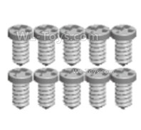 Wltoys 14401 Parts-Screws Parts--2X7PB-8pcs-A979-4.0582,Cross Pan head tooth screw ,Wltoys 14401 1/14 Parts,Wltoys 14401 RC Car Parts