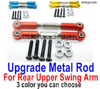 Wltoys 144002 Upgrade Parts Metal Rod for the Rear and Upper Swing Arm.2pcs.3 Color you can choose.Wltoys 144002 1/14 Parts, Wltoys 44002 RC Car Parts.