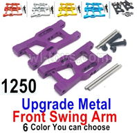 Wltoys 144002 Upgrade Metal Parts Front Metal Swing Arm.2pcs.6 Color you can choose.Wltoys 144002 1/14 Parts, Wltoys 44002 RC Car Parts.