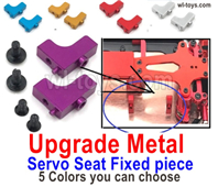 Wltoys 144002 Upgrade Parts Metal Servo Seat Fixed Piece.Total 5 color you can choose.Wltoys 144002 1/14 Parts, Wltoys 44002 RC Car Parts.