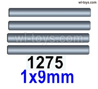 Wltoys 144002 Parts-Suspension axis optical axis.144001.1275.Total 4pcs.The size is 1X9mm.Wltoys 144002 1/14 Parts, Wltoys 44002 RC Car Parts.