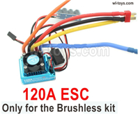 Wltoys 144002 Parts-120A ESC Board.Wltoys 144002 1/14 Parts, Wltoys 44002 RC Car Parts.