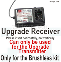 Wltoys 144002 Upgrade Parts Receiver.It Can only be used with the Upgrade Transmitter together in the Brushless kit.Wltoys 144002 1/14 Parts, Wltoys 44002 RC Car Parts.