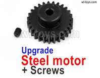 Wltoys 144002 Upgrade Parts Steel motor and Machine screws.Both for Brush and Brushless motor.Wltoys 144002 1/14 Parts, Wltoys 44002 RC Car Parts.