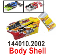 Wltoys 144010 Body shell cover. 144010.2002, 3 color you can choose,Yellow,Red or Green Color. Wltoys 144010 1/14 Parts,Wltoys 144010 RC Car Parts