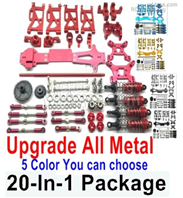 Wltoys 144010 Upgrade All Metal Parts Assembly-Total 20 kit,5 Color you can choose