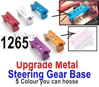 Wltoys 144010 Upgrade Metal Servo Steering Gear Base Fixed Parts. 144010.1265. 5 Colors you can choose.