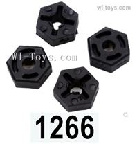 Wltoys 144010 Hex wheel seat assembly,4pcs. 144010.1266, Wltoys 144010 1/14 Parts,Wltoys 144010 RC Car Parts