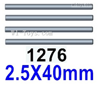 Wltoys 144010 Swing arm optical axis(4pcs)-2.5X40mm-144010.1276,Wltoys 144010 1/14 Parts,Wltoys 144010 RC Car Parts