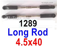 Wltoys 144010 Long rod assembly(2pcs)-4.5x40-144010.1289,Wltoys 144010 1/14 Parts,Wltoys 144010 RC Car Parts