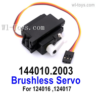 Wltoys 144010 Servo-Official 17g 1.7kg Servo for the 144010 Brushless Version.144010.2003,Wltoys 144010 1/14 Parts,Wltoys 144010 RC Car Parts