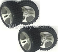 Wltoys 18401 Whole wheel unit-0896-(Include the Wheel hub,tire lether)-4 set.jpg,Wltoys 18401 RC Crawler Car Spare Parts Replacement Accessories,1:18 18401 6wd rc rock racing car Parts,On Road Drift Racing Truck Car Parts